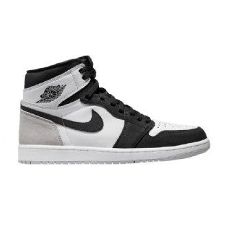 Air Jordan 1 Retro High Og Valkoiset Mustat Harmaat Miesten Kengät