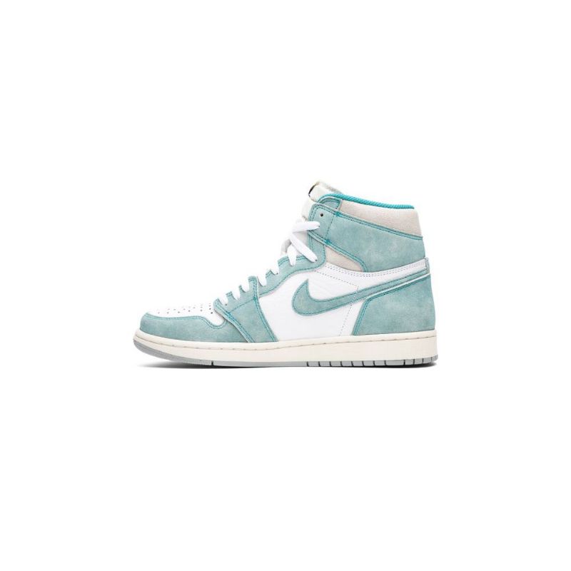 Air Jordan 1 Retro High Og Vihreä Valkoinen Harmaa Miesten Kengät