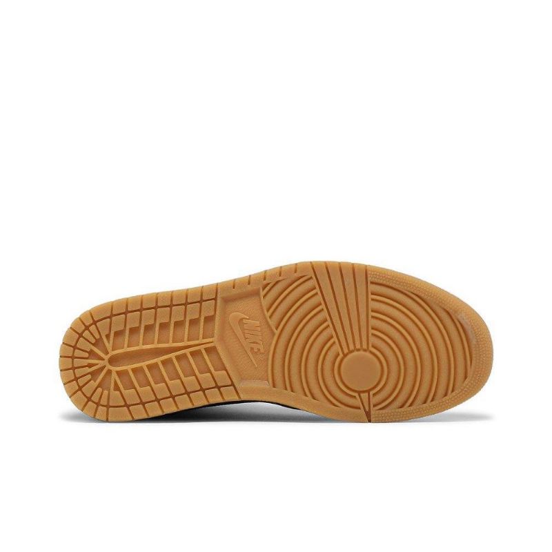 Air Jordan 1 Retro High Premium Mustakultaiset Khaki Naisten Kengät