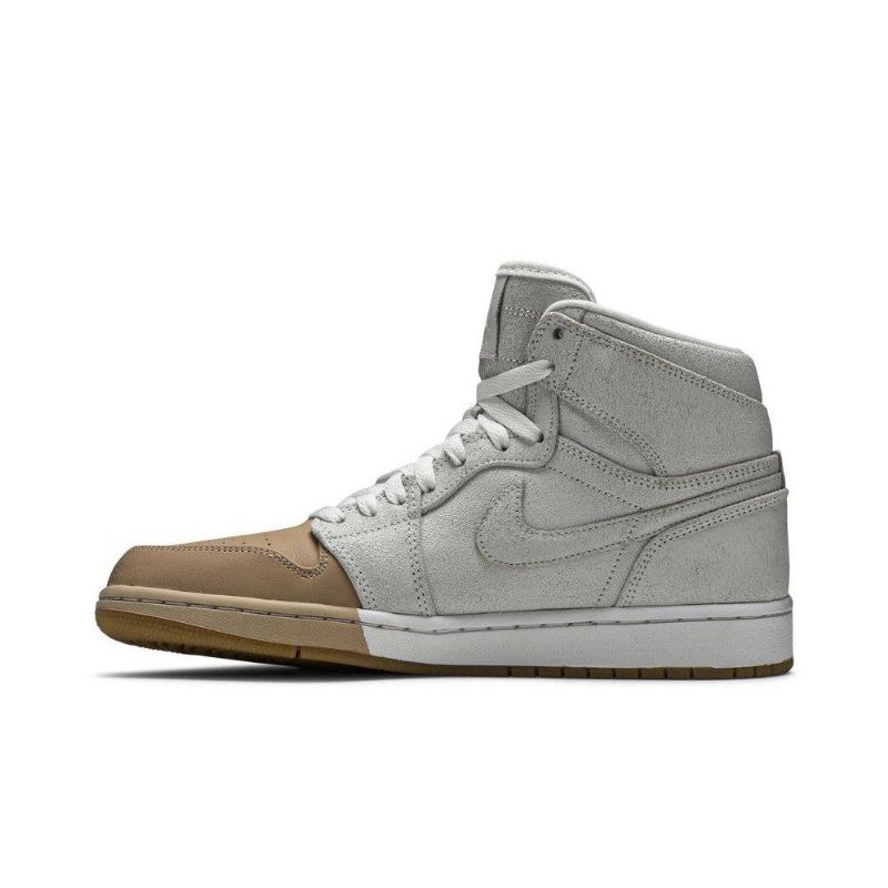Air Jordan 1 Retro High Premium Valkoinen Kulta -naisten Kengät