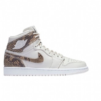Air Jordan 1 Retro High Premium Valkoiset Ruskeat Naisten Kengät
