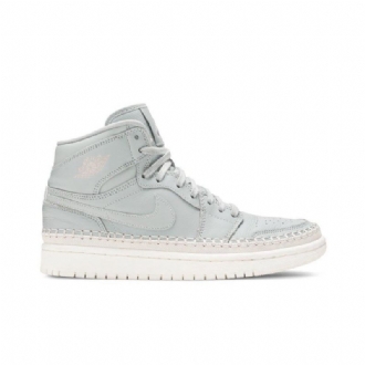 Air Jordan 1 Retro High Premium Vihreävalkoiset Naisten Kengät