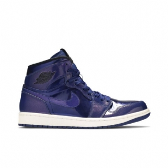 Air Jordan 1 Retro High Sininen Musta Valkoinen Miesten Kengät