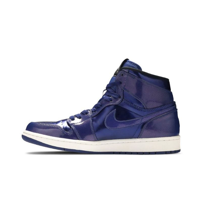 Air Jordan 1 Retro High Sininen Musta Valkoinen Miesten Kengät