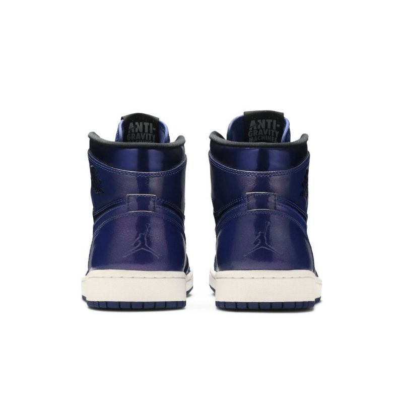 Air Jordan 1 Retro High Sininen Musta Valkoinen Miesten Kengät