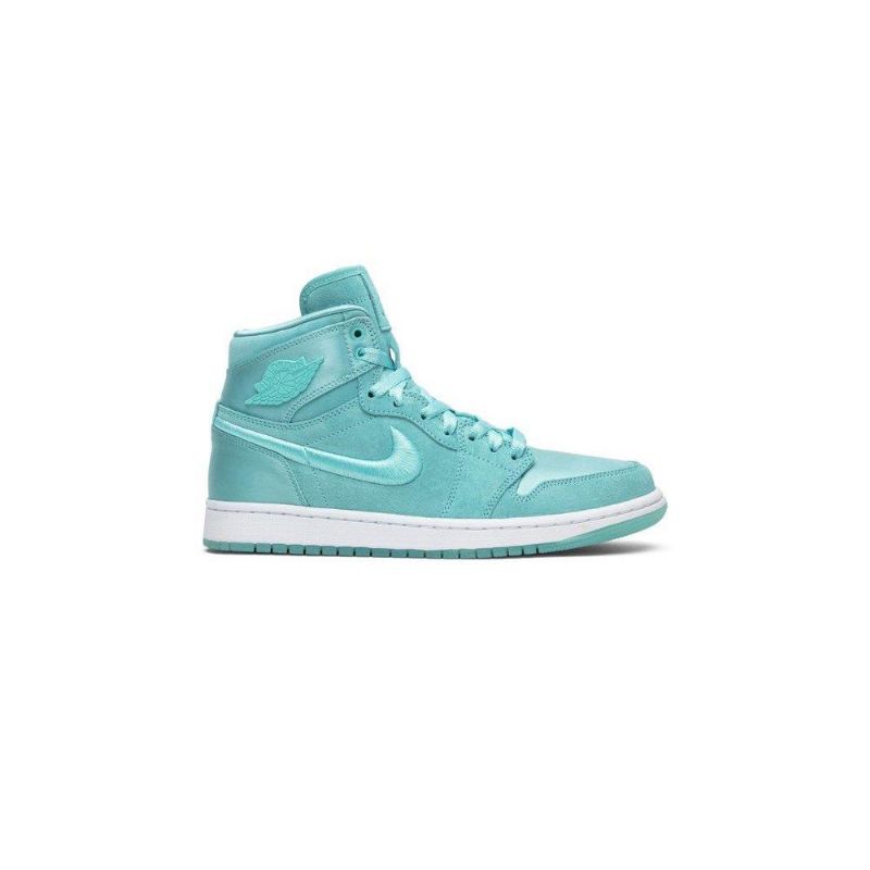 Air Jordan 1 Retro High Turquoise Valkoinen Naisten Kengät