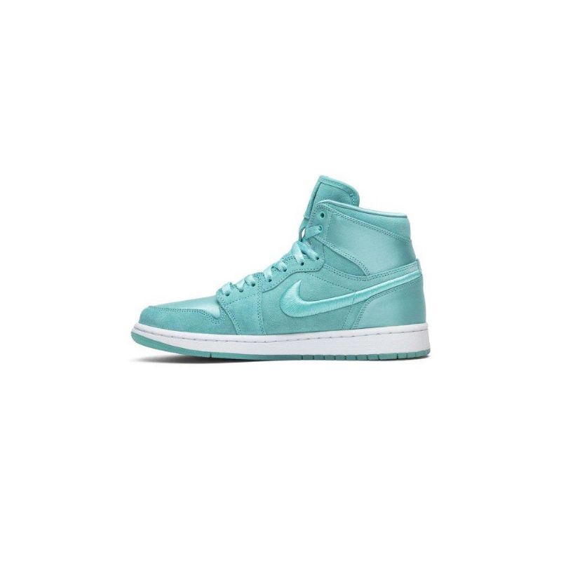 Air Jordan 1 Retro High Turquoise Valkoinen Naisten Kengät