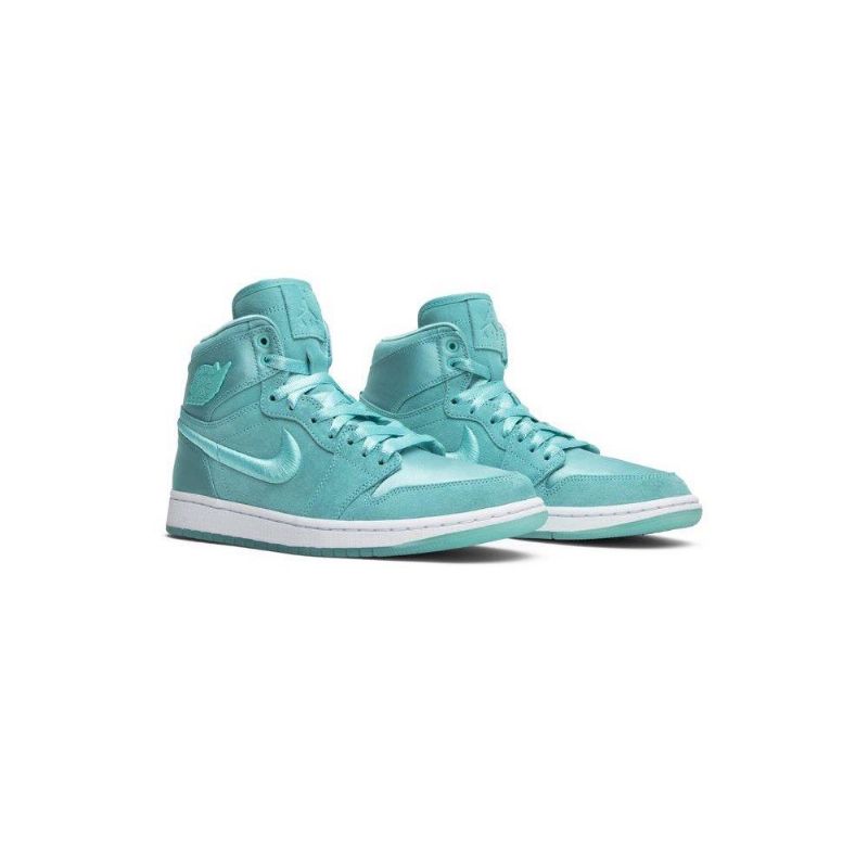 Air Jordan 1 Retro High Turquoise Valkoinen Naisten Kengät