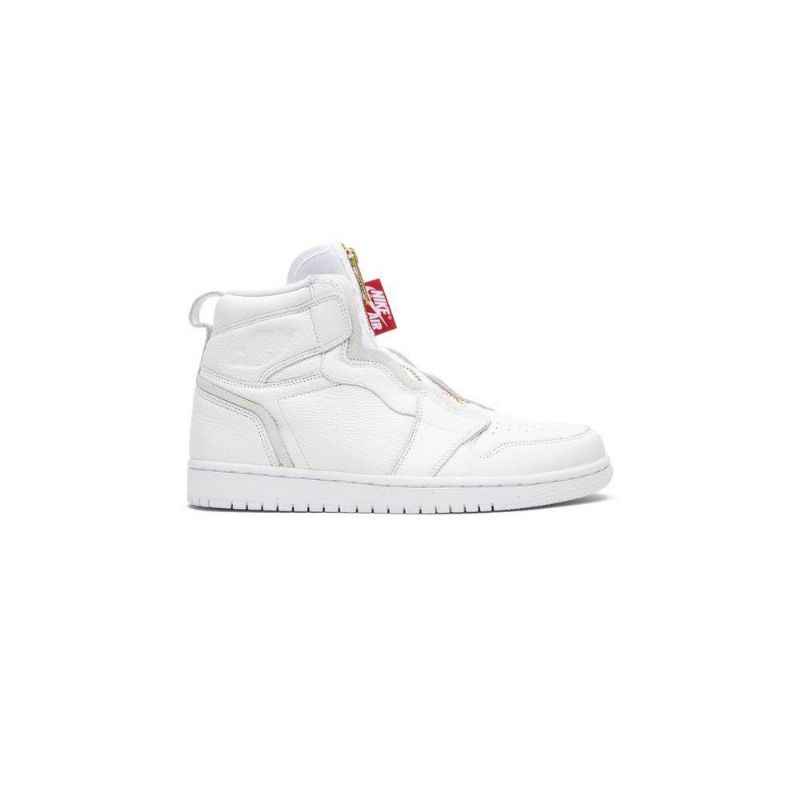Air Jordan 1 Retro High Zip Valkoiset Punaiset Naisten Kengät