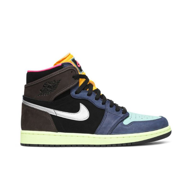 Air Jordan 1 Retro Korkea Ruskea Musta Kulta Sininen Miesten Kengät
