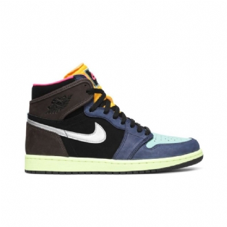Air Jordan 1 Retro Korkea Ruskea Musta Kulta Sininen Miesten Kengät