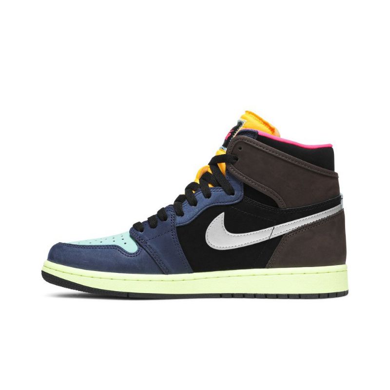 Air Jordan 1 Retro Korkea Ruskea Musta Kulta Sininen Miesten Kengät