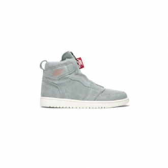 Air Jordan 1 Retro Korkea Vetoketju Vihreä Punaiset Naisten Kengät