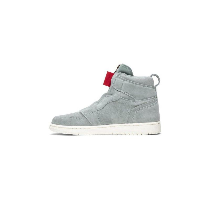 Air Jordan 1 Retro Korkea Vetoketju Vihreä Punaiset Naisten Kengät