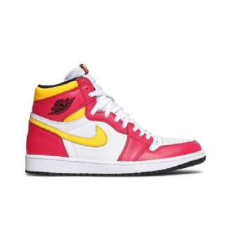 Air Jordan 1 Retro Korkeat Ja Punaiset Valkoiset Keltaiset Mustat Miesten Kengät