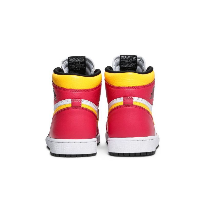 Air Jordan 1 Retro Korkeat Ja Punaiset Valkoiset Keltaiset Mustat Miesten Kengät