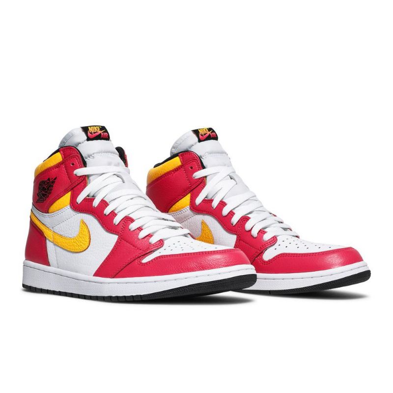 Air Jordan 1 Retro Korkeat Ja Punaiset Valkoiset Keltaiset Mustat Miesten Kengät