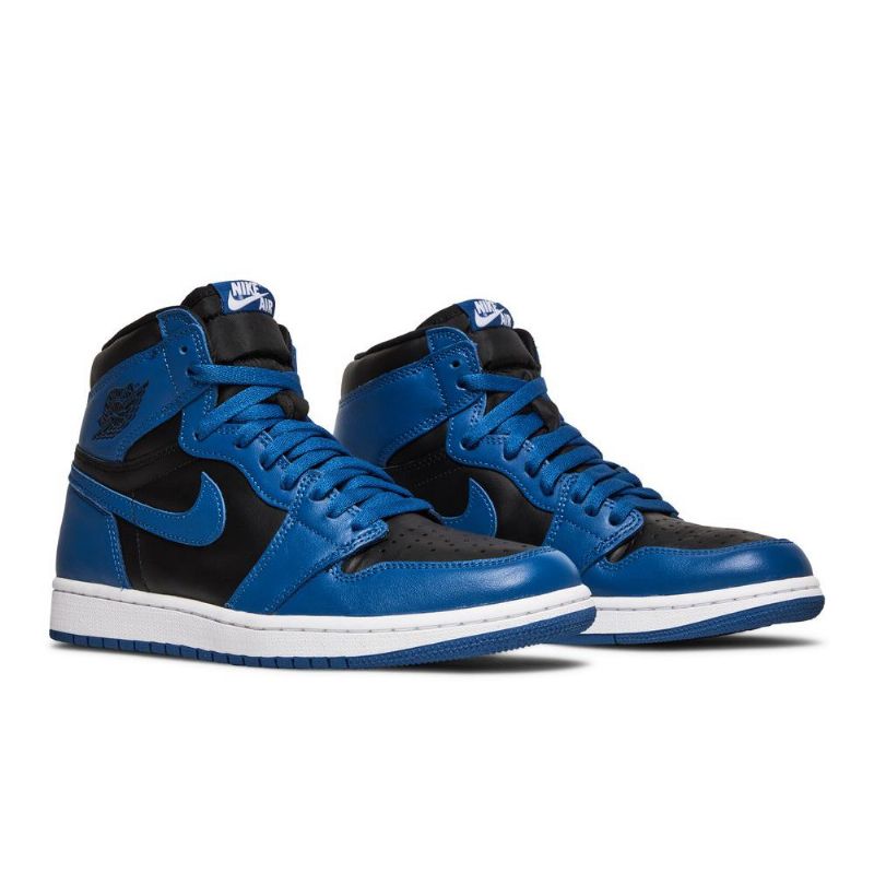 Air Jordan 1 Retro Korkeat Ja Siniset Mustat Miesten Kengät