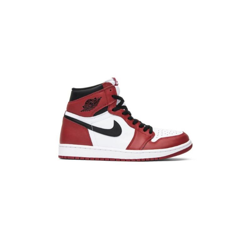 Air Jordan 1 Retro Korkeat Ja Valkoiset Punaiset Mustat Miesten Kengät