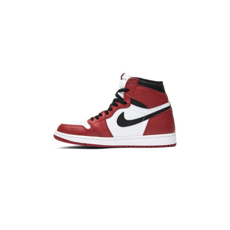 Air Jordan 1 Retro Korkeat Ja Valkoiset Punaiset Mustat Miesten Kengät