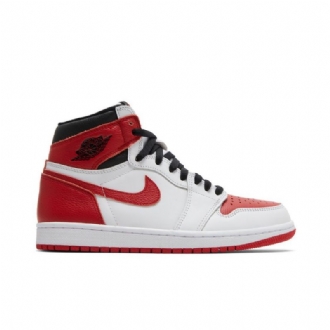 Air Jordan 1 Retro Korkeat Ja Valkoiset Punaiset Mustat Miesten Kengät