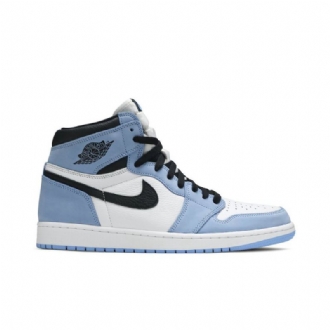 Air Jordan 1 Retro Korkeat Ja Valkoiset Sininen Mustat Miesten Kengät