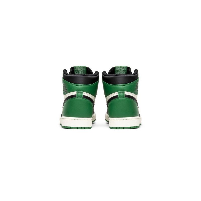 Air Jordan 1 Retro Korkeat Ja Vihreät Valkoiset Mustat Miesten Kengät