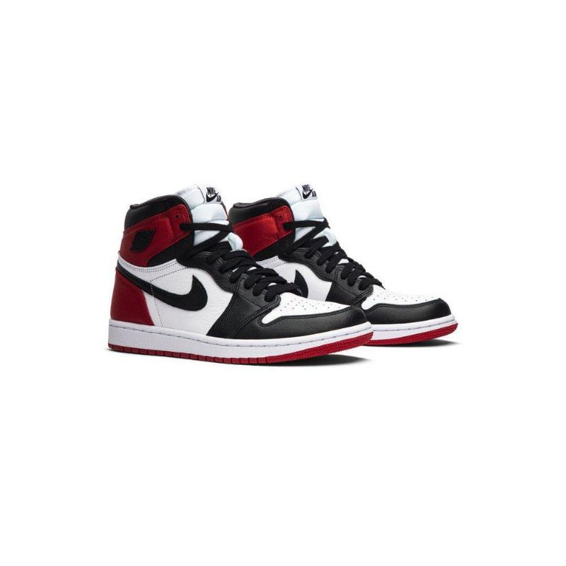 Air Jordan 1 Retro Korkeat Mustavalkoiset Punaiset Naisten Kengät