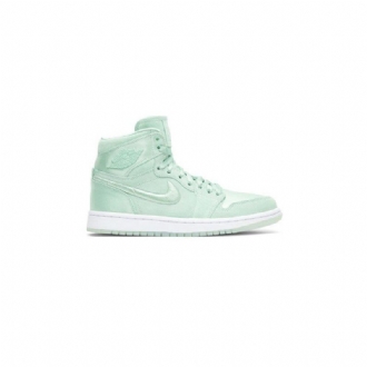 Air Jordan 1 Retro Korkeat Vihreät Valkoiset Naisten Kengät
