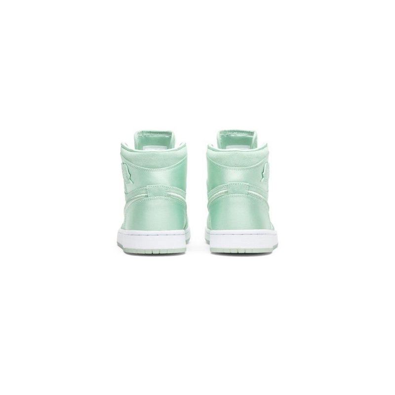 Air Jordan 1 Retro Korkeat Vihreät Valkoiset Naisten Kengät