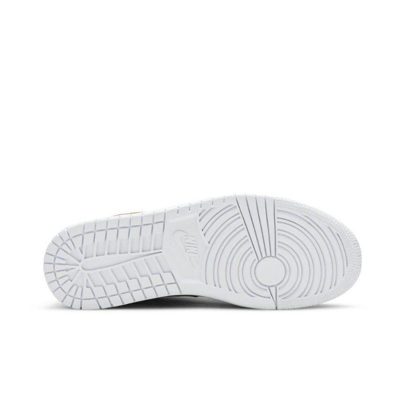 Air Jordan 1 Retro Low Valkoinen Kulta Naisten Kengät