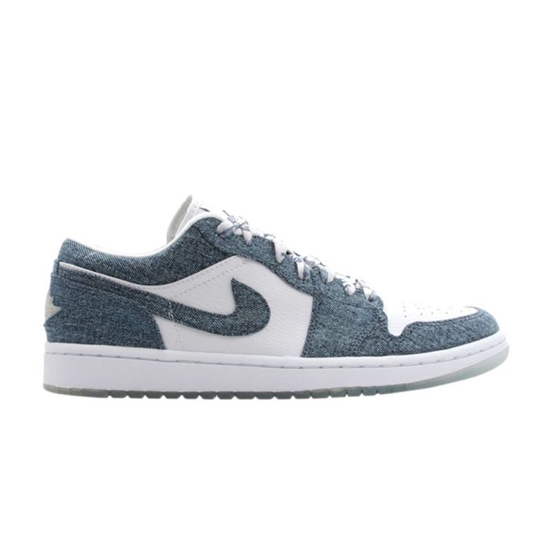 Air Jordan 1 Retro Low Valkoinen Siniset Naisten Kengät