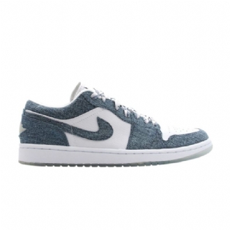 Air Jordan 1 Retro Low Valkoinen Siniset Naisten Kengät
