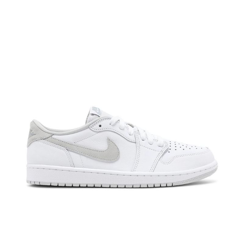 Air Jordan 1 Retro Matalat Ja Valkoiset Harmaat Miesten Kengät