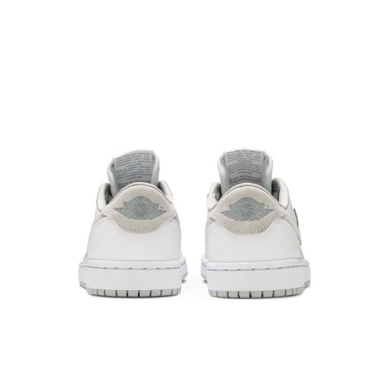 Air Jordan 1 Retro Matalat Ja Valkoiset Harmaat Naisten Kengät