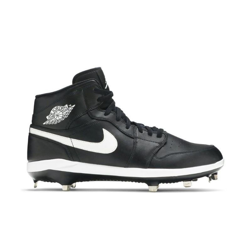 Air Jordan 1 Retro-metalliset Mustavalkoiset Miesten Kengät