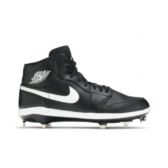 Air Jordan 1 Retro-metalliset Mustavalkoiset Miesten Kengät