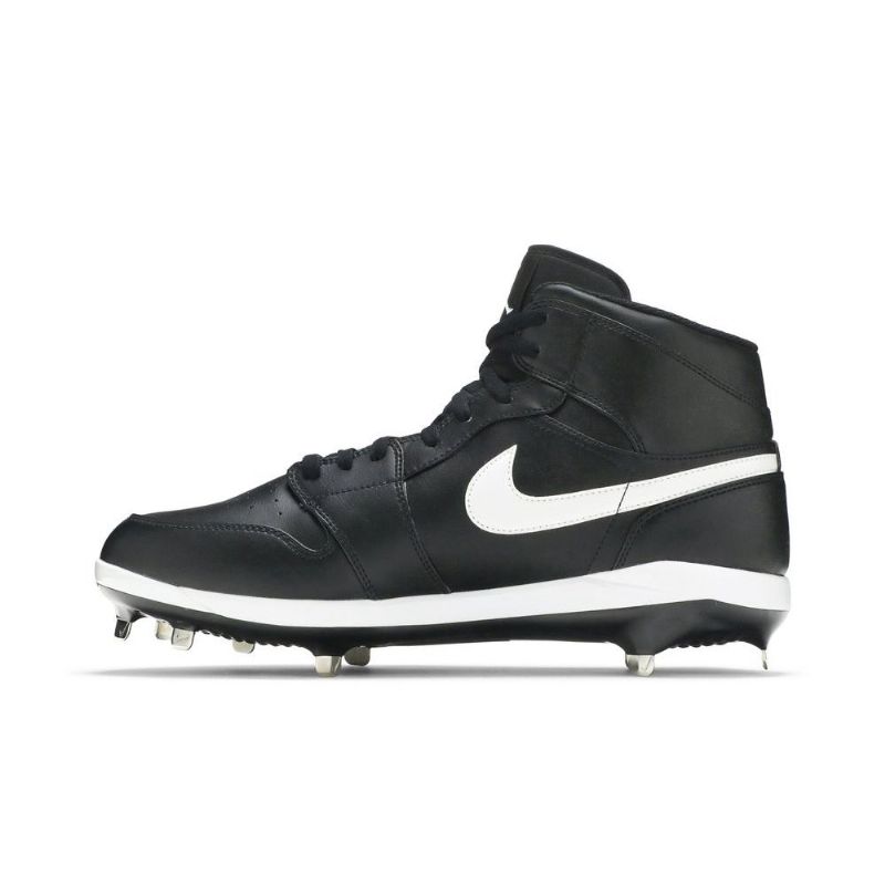 Air Jordan 1 Retro-metalliset Mustavalkoiset Miesten Kengät