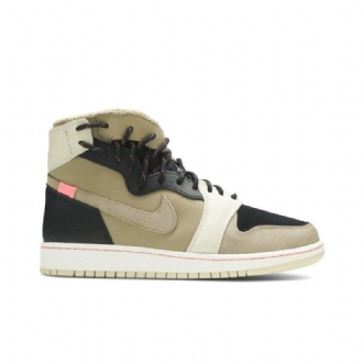 Air Jordan 1 Retro Rebel Xx Oliivinvihreä Musta Vaaleanpunainen Naisten Kengät