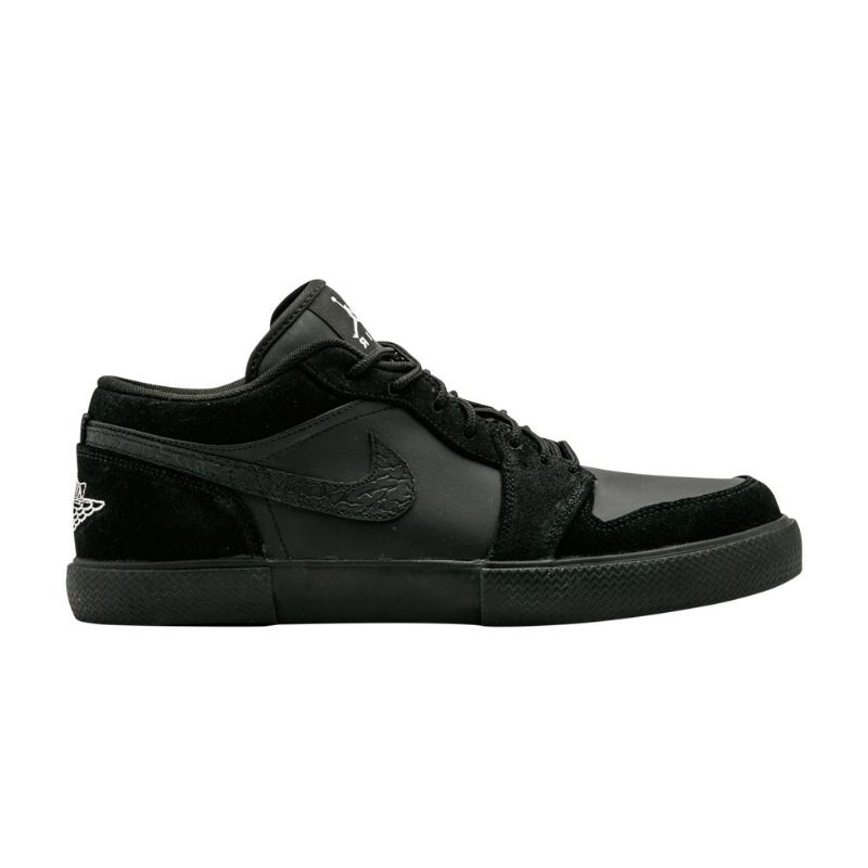 Air Jordan 1 Retro V.1 Mustavalkoiset Miesten Kengät