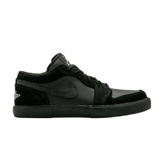 Air Jordan 1 Retro V.1 Mustavalkoiset Miesten Kengät