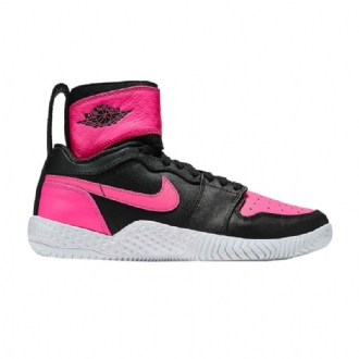 Air Jordan 1 Serena Williams Flare Aj1 Mustat Vaaleanpunaiset Naisten Kengät