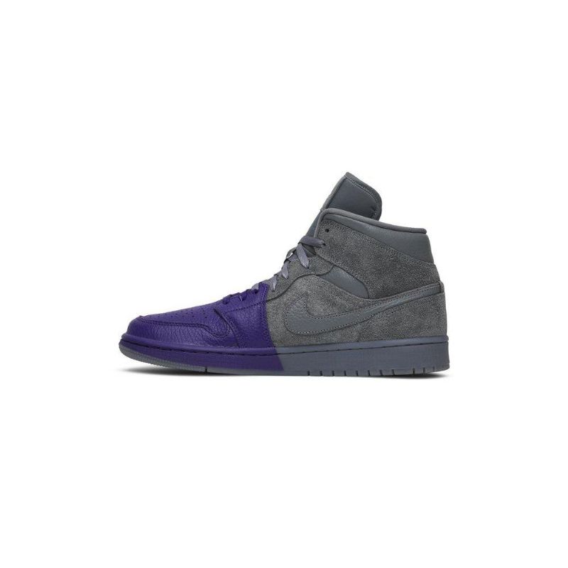 Air Jordan 1 Sheila Rashid Mid Violetti Harmaa Naisten Kengät