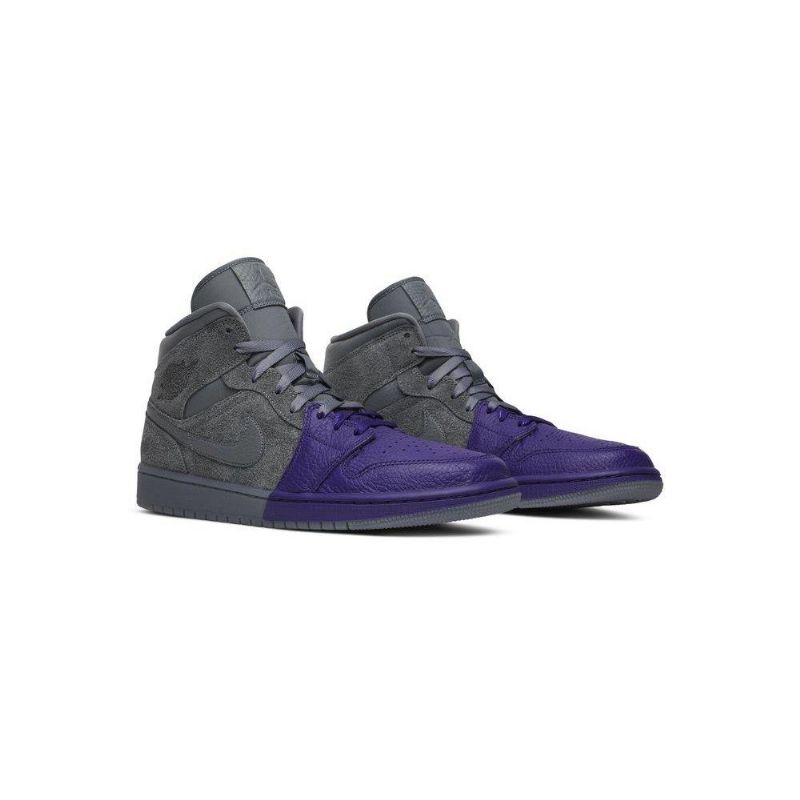 Air Jordan 1 Sheila Rashid Mid Violetti Harmaa Naisten Kengät