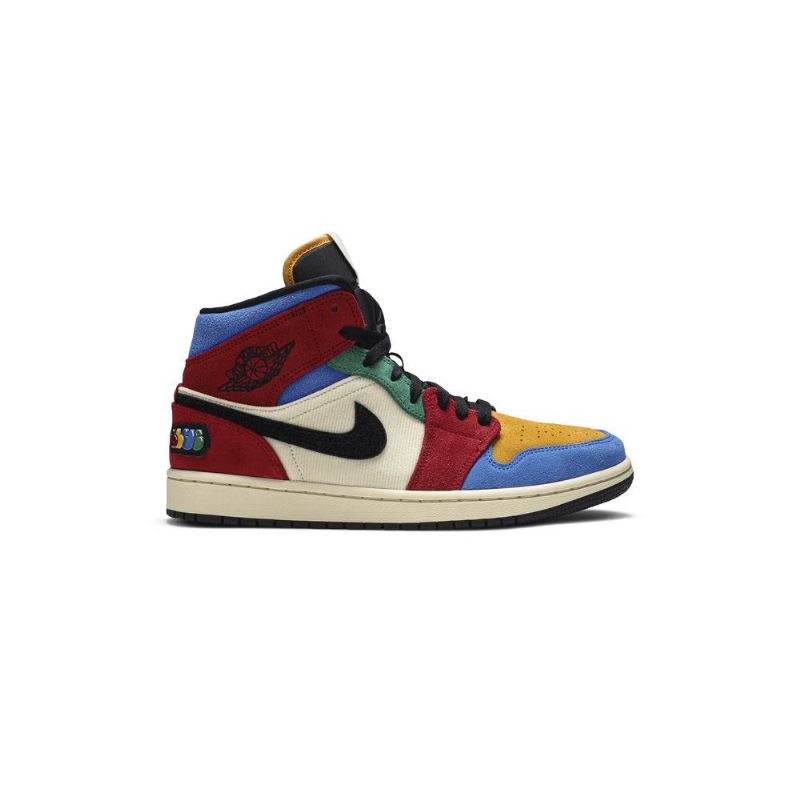 Air Jordan 1 Sininen The Great Mid Beige Moniväriset Miesten Kengät