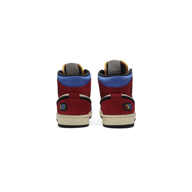 Air Jordan 1 Sininen The Great Mid Beige Moniväriset Miesten Kengät