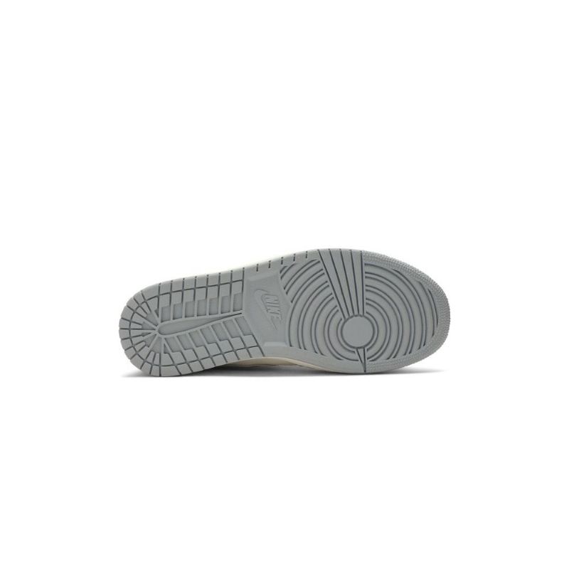 Air Jordan 1 Sneakersnstuff Mid Valkoinen Harmaa Punaiset Miesten Kengät
