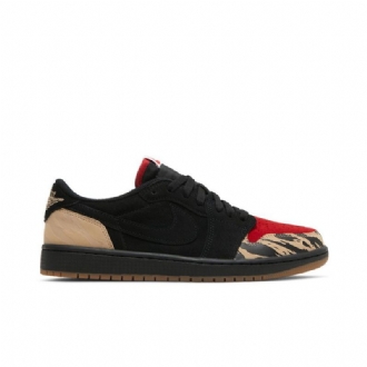 Air Jordan 1 Solefly Low Retro Og Sp Musta Ruskea Punainen Miesten Kengät