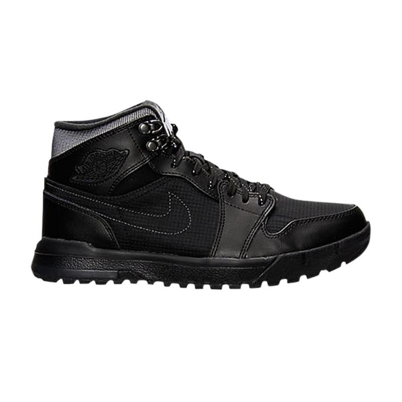 Air Jordan 1 Trek Mustat Harmaat Miesten Kengät