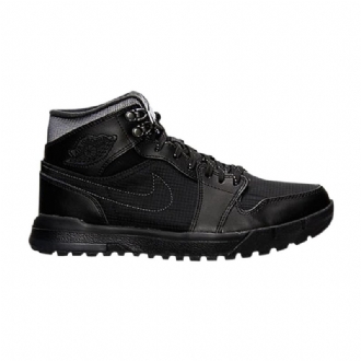 Air Jordan 1 Trek Mustat Harmaat Miesten Kengät